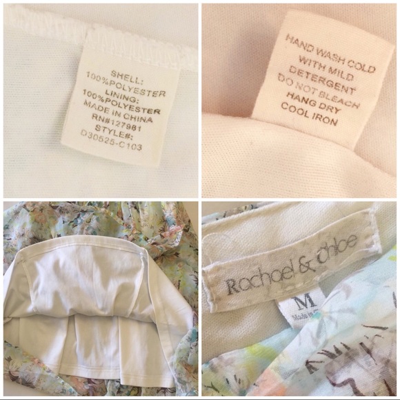 RACHAEL & CHLOE FLORAL SUNDRESS SZ M mini v- neck - Picture 4 of 8